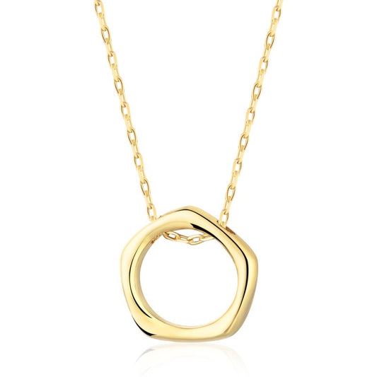 Cadena laminada oro
