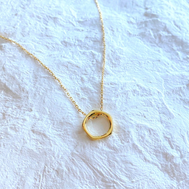 Cadena laminada oro