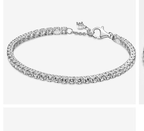 Brazalete Pandora Ale s 925 cristales circonitas cúbicas